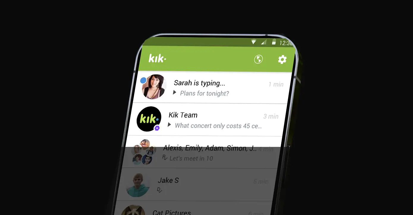 Можно ли получить доступ к фотографиям, GIF и видео в сообщениях Kik?